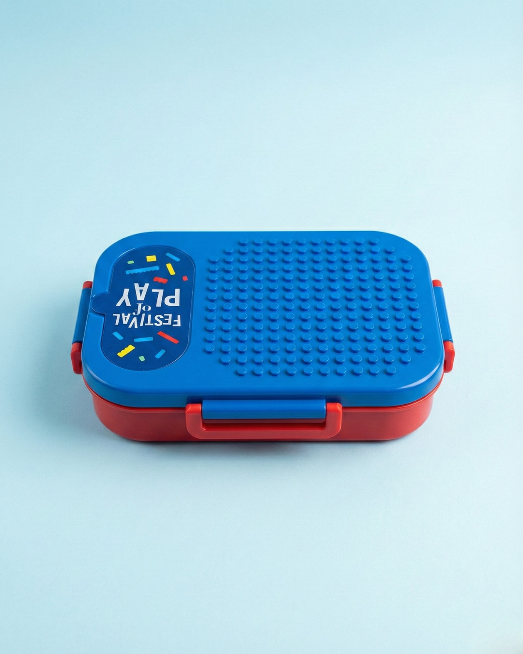 Creative Building Block Lunch Box – 3 Compartment Kids Bento (600ml)