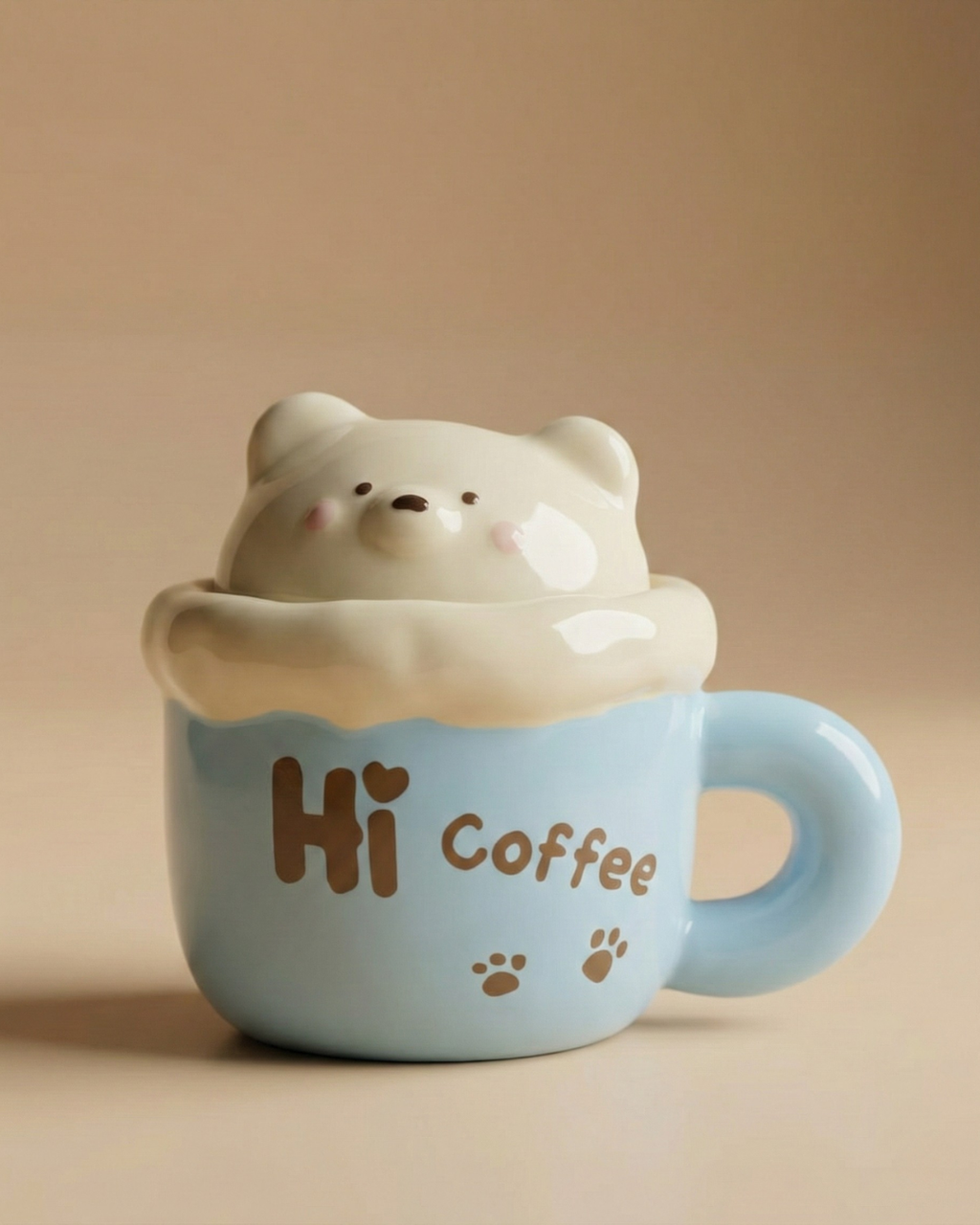 Cute Cup with Bear Lid – 350ml