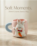 Carrot Kiss Bunny Mug – 350ml Premium 3D Ceramic Cup