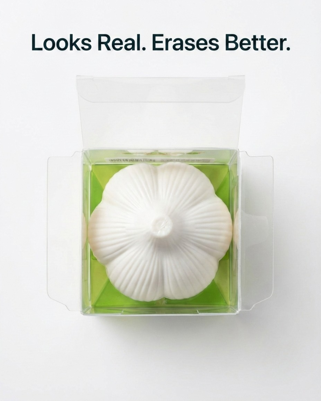 Garlic Shaped 6-Piece Fun Eraser Set for Kids
