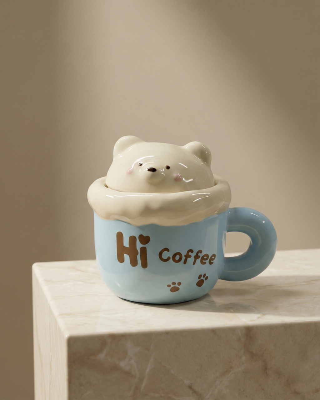 Cute Cup with Bear Lid – 350ml