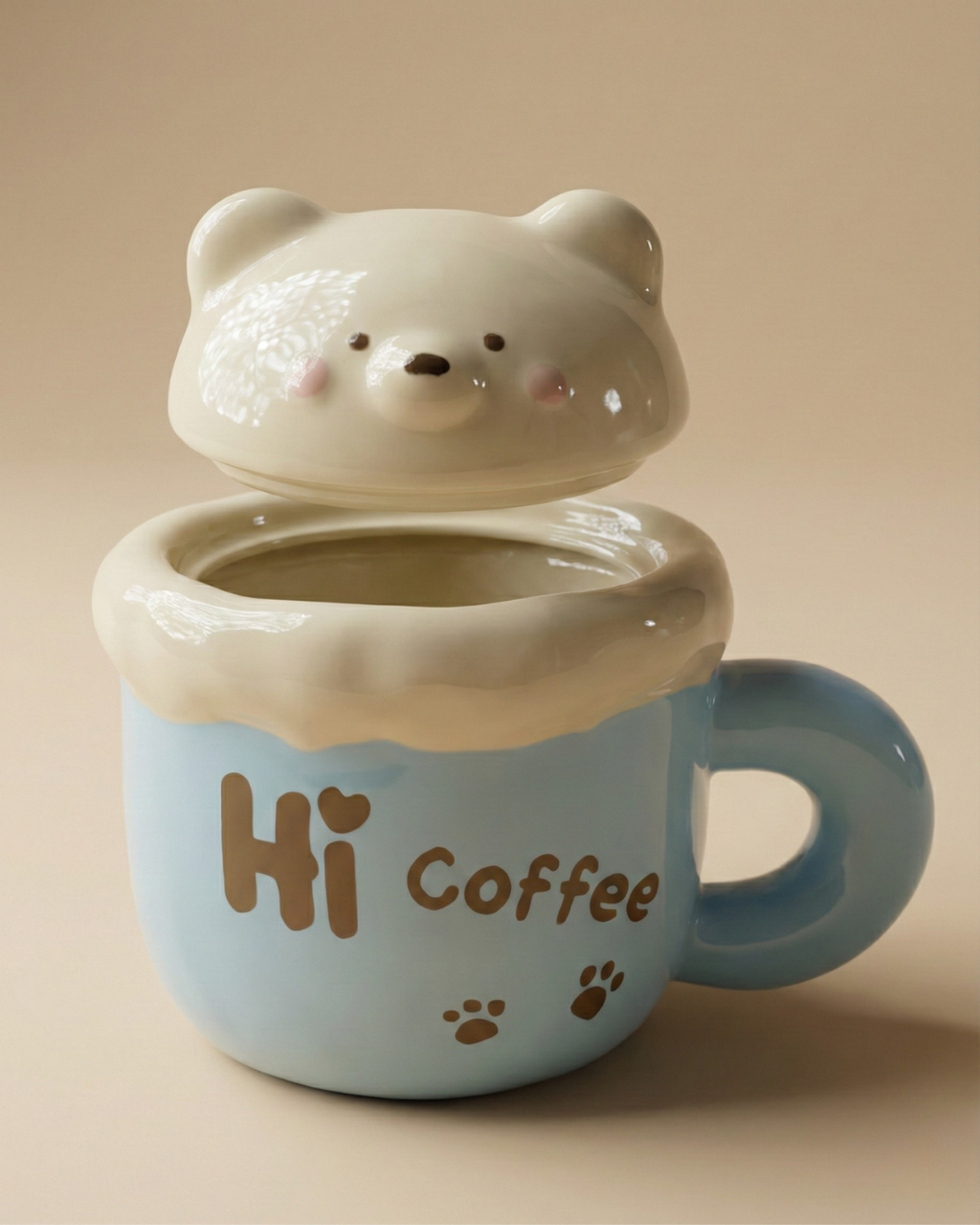 Cute Cup with Bear Lid – 350ml