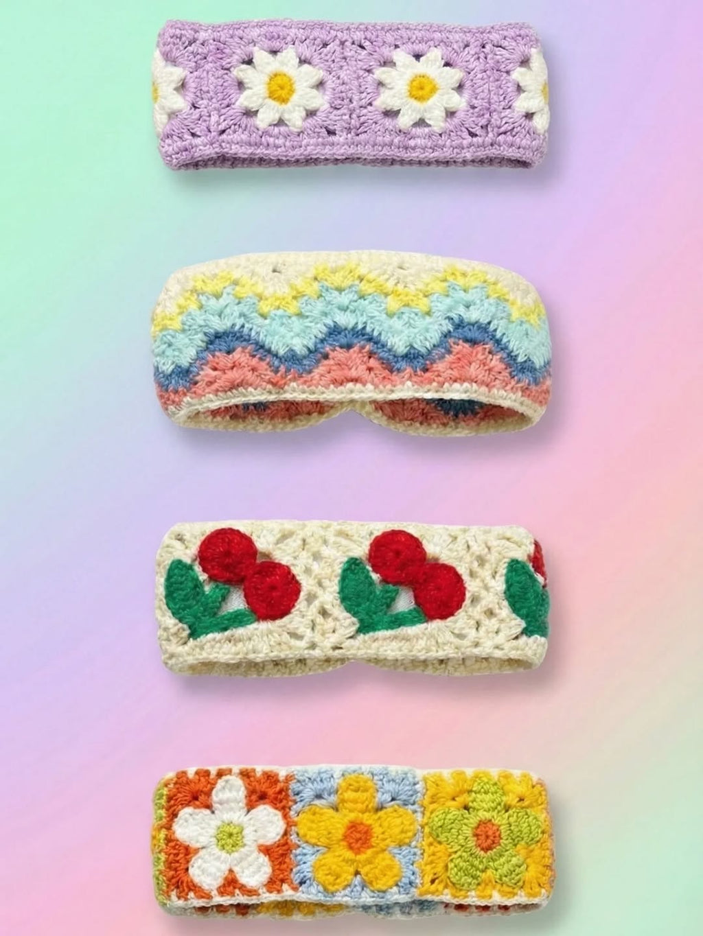 Handcrafted Crochet Floral Hair Band for Girls