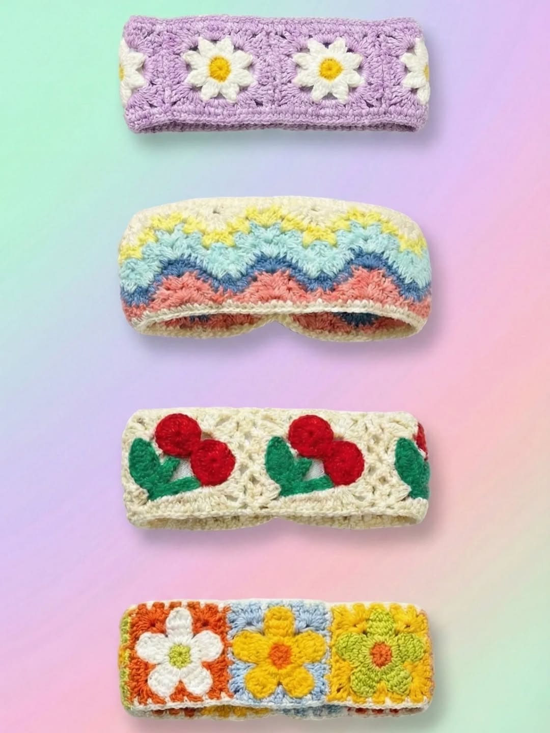 Handcrafted Crochet Floral Hair Band for Girls