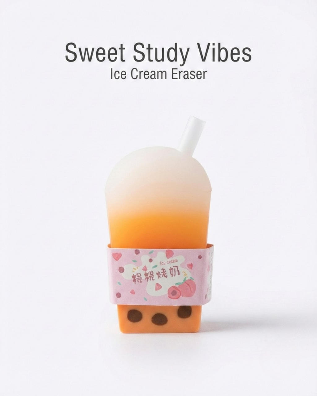 Ice Cream Shaped Fun Eraser for Kids