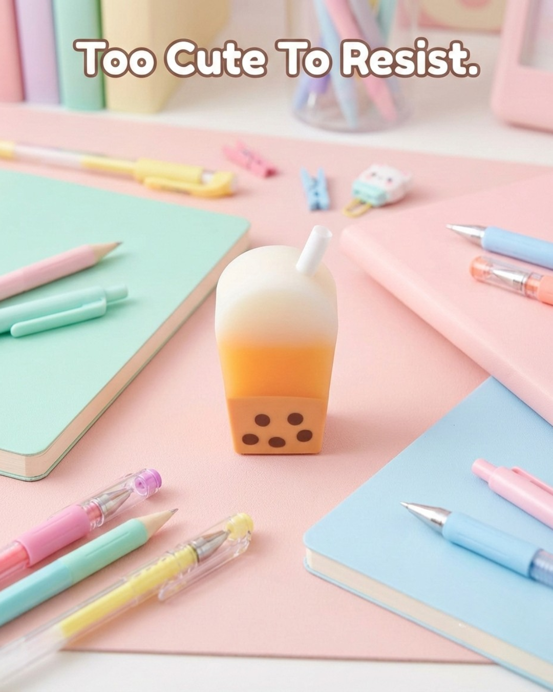 Ice Cream Shaped Fun Eraser for Kids