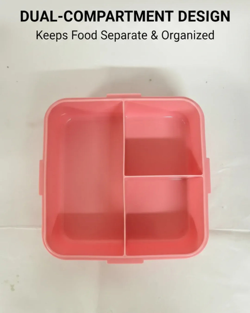 Unicorn 2-Layer Kids Lunch Box with Spoon & Sauce Cup
