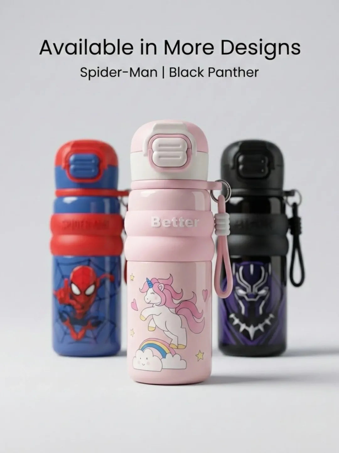 Kids Vacuum Insulated Water Bottle – 500ml | Leakproof Flip Lid