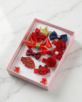 Kids Hair Accessories Gift Box – Set of 20 Hair Clips & Bands