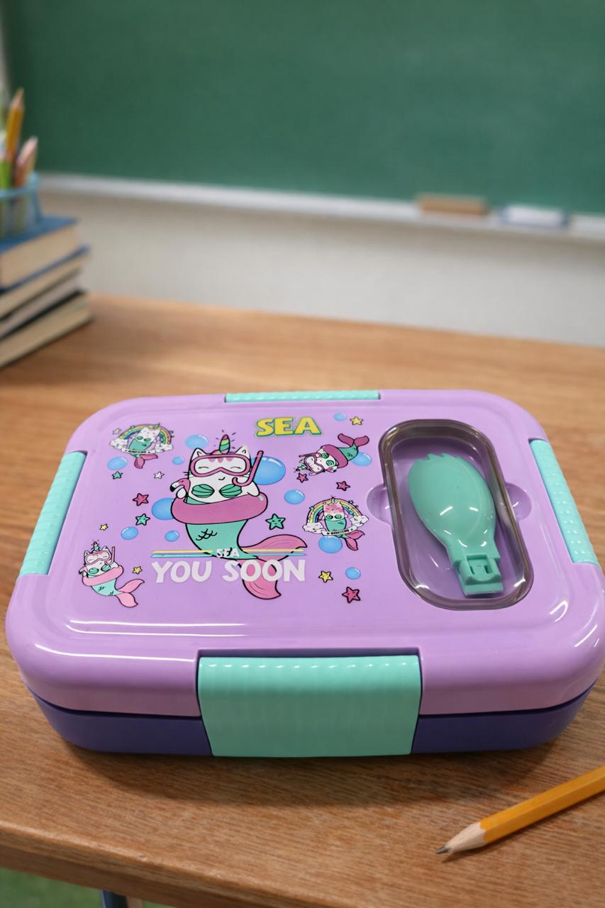 Premium 304 Stainless Steel Insulated Kids Lunch Box (2 Compartments)