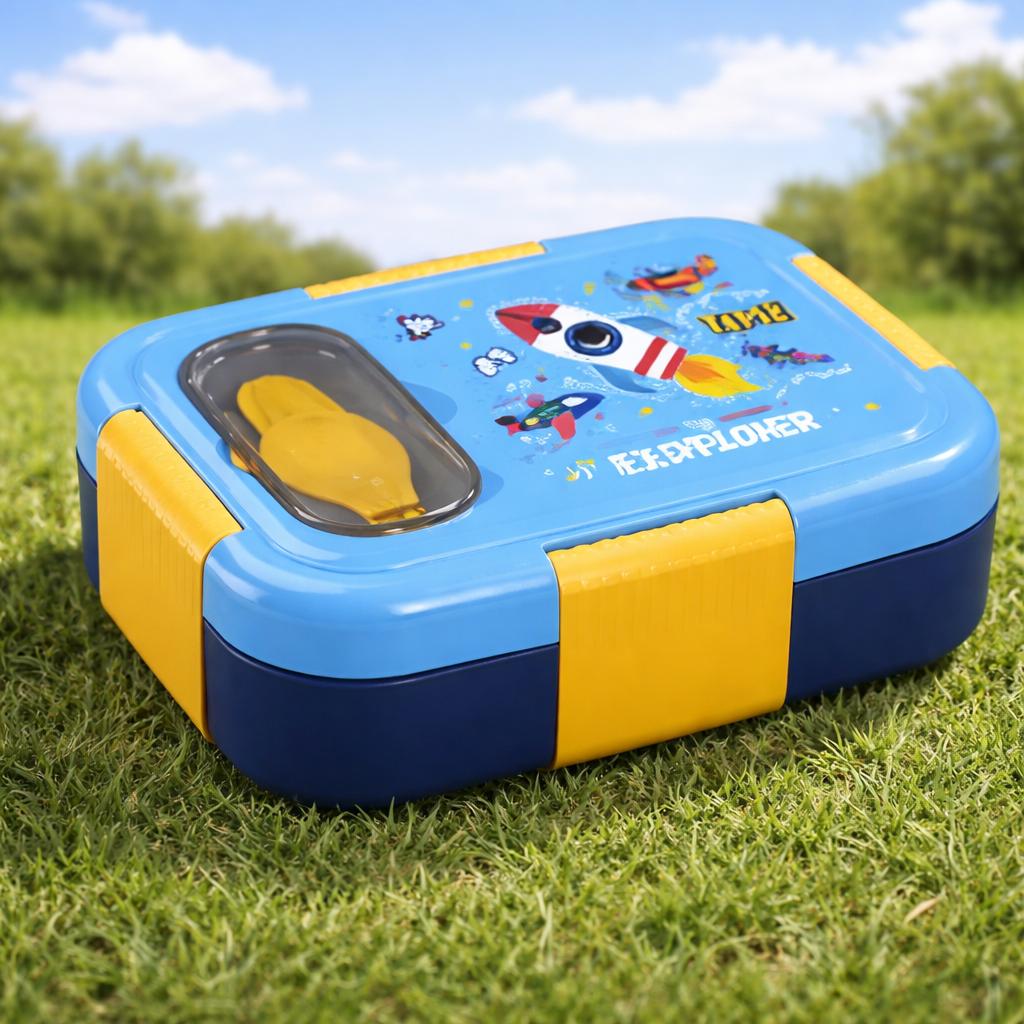 Premium 304 Stainless Steel Insulated Kids Lunch Box (2 Compartments)