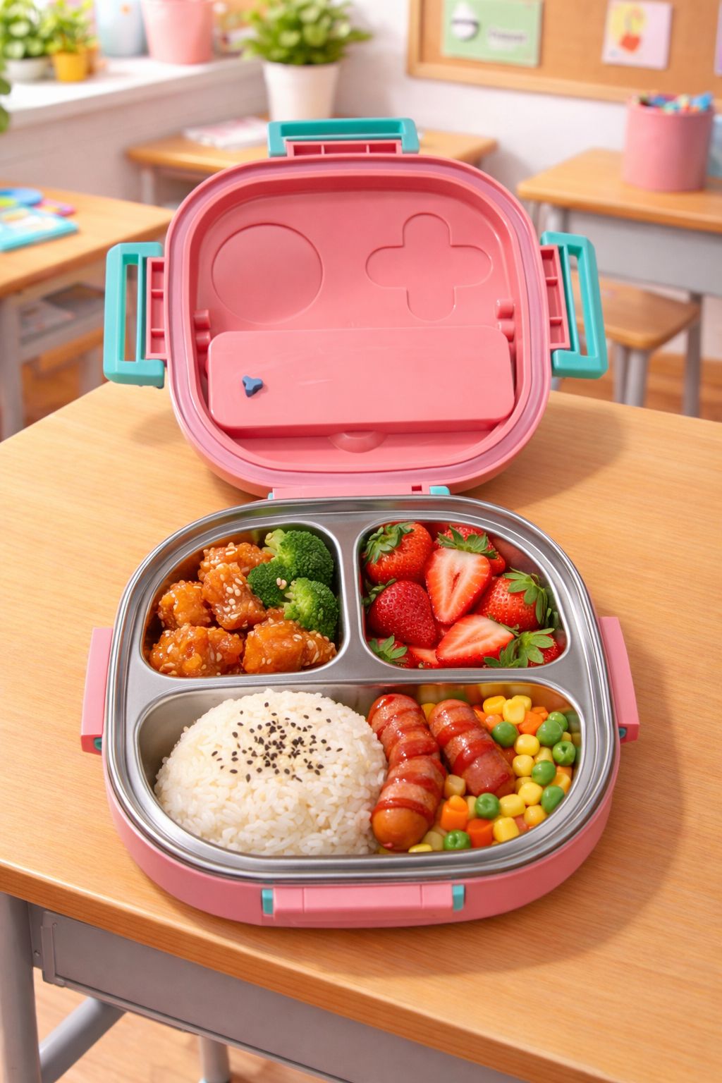 Premium Insulated Kids Lunch Box | Leakproof Stainless Steel Tiffin (2 Variants)