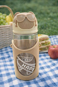 Kids BPA-Free Water Bottle with Straw & Protective Cover (4 Colors)