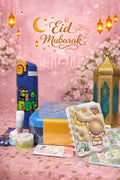 Eidi With Love – Rocket Eid Hamper | Space Theme Kids Gift Set for Boys (BPA-Free Lunch Box & Bottle)