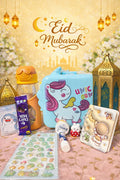 Eidi With Love – Unicorn Eid Hamper | BPA-Free Lunch Box & Bottle Gift Set for Girls