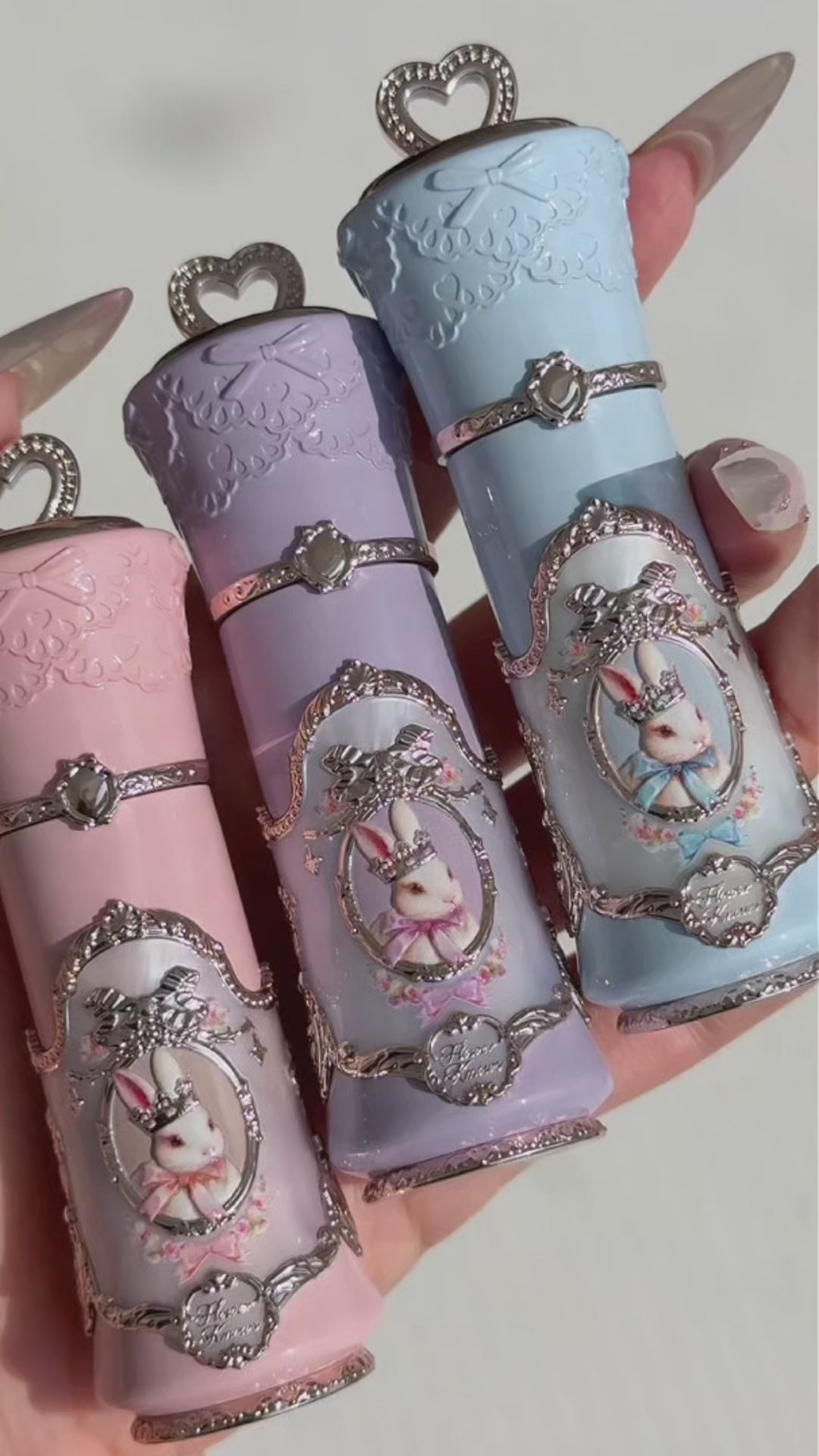 Flower Knows - Bunny Garden Cloud Lip Cream | Grey Bunny | Vintage Beauty Collection ✨