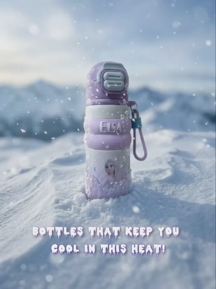 Kids Vacuum Insulated Water Bottle – 500ml | Leakproof Flip Lid