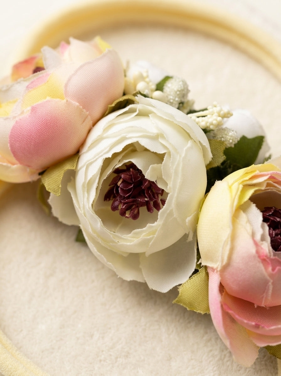 The Flower Bloom Elastic Headband Collection | Premium Floral Baby Hairband (11 Variants)