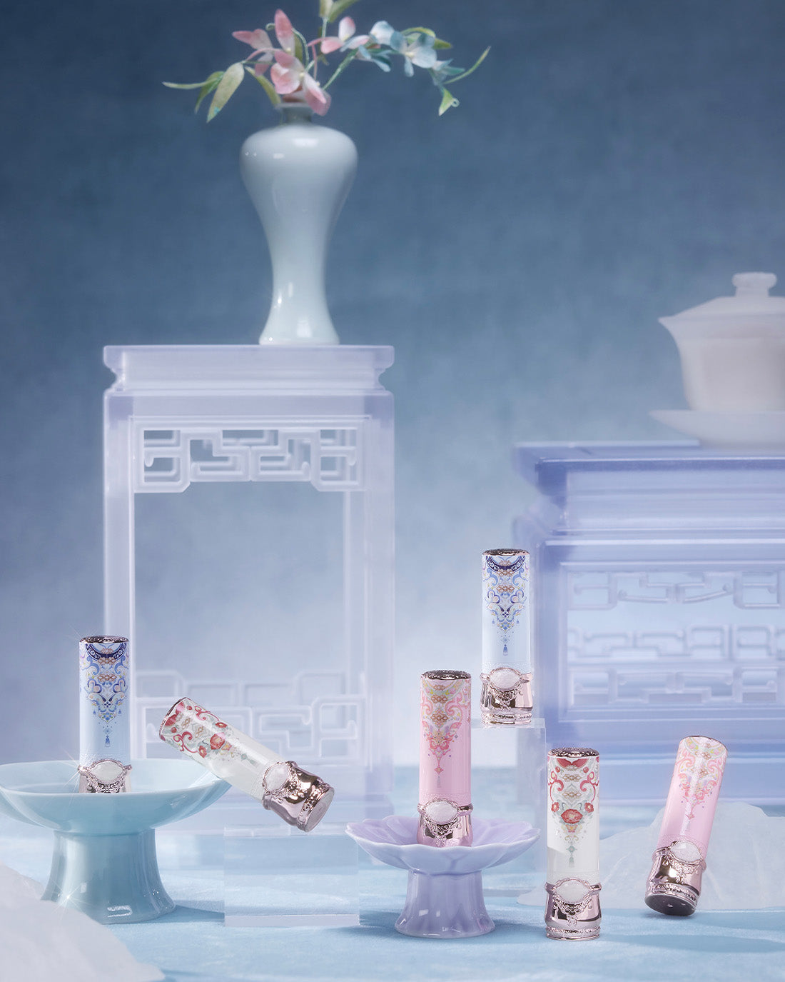 Flower Knows Butterfly Cloud Collar Glossy Lipstick | Camellia | Vintage Beauty Collection ✨