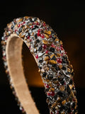 The Crystal Edit Natural Stone Headband Collection | Premium Gemstone Hairband | Midnight Royale