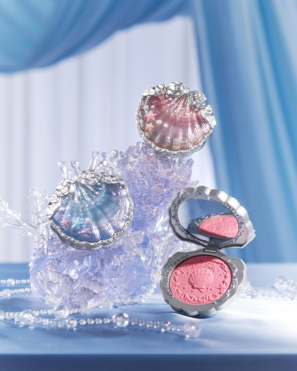 Flower Knows Shell’s Jewel Silk Satin Blush - Petal Pearl - Vintage Beauty Collection ✨