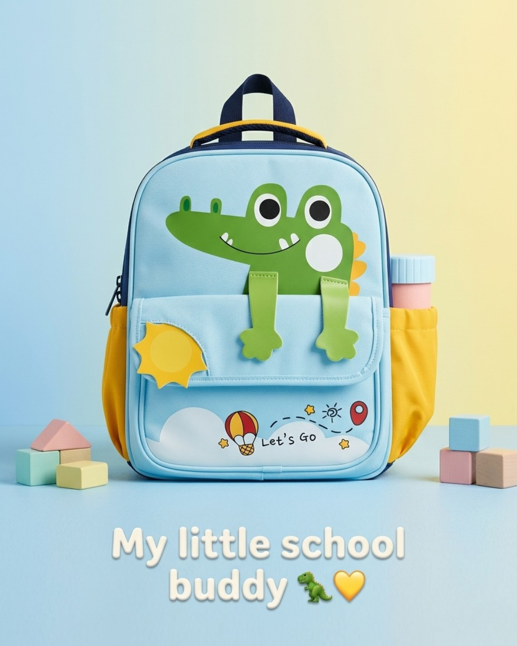 Kindergarten Kids Backpack – Cute Lightweight Water-Resistant School Bag (3 Variants)