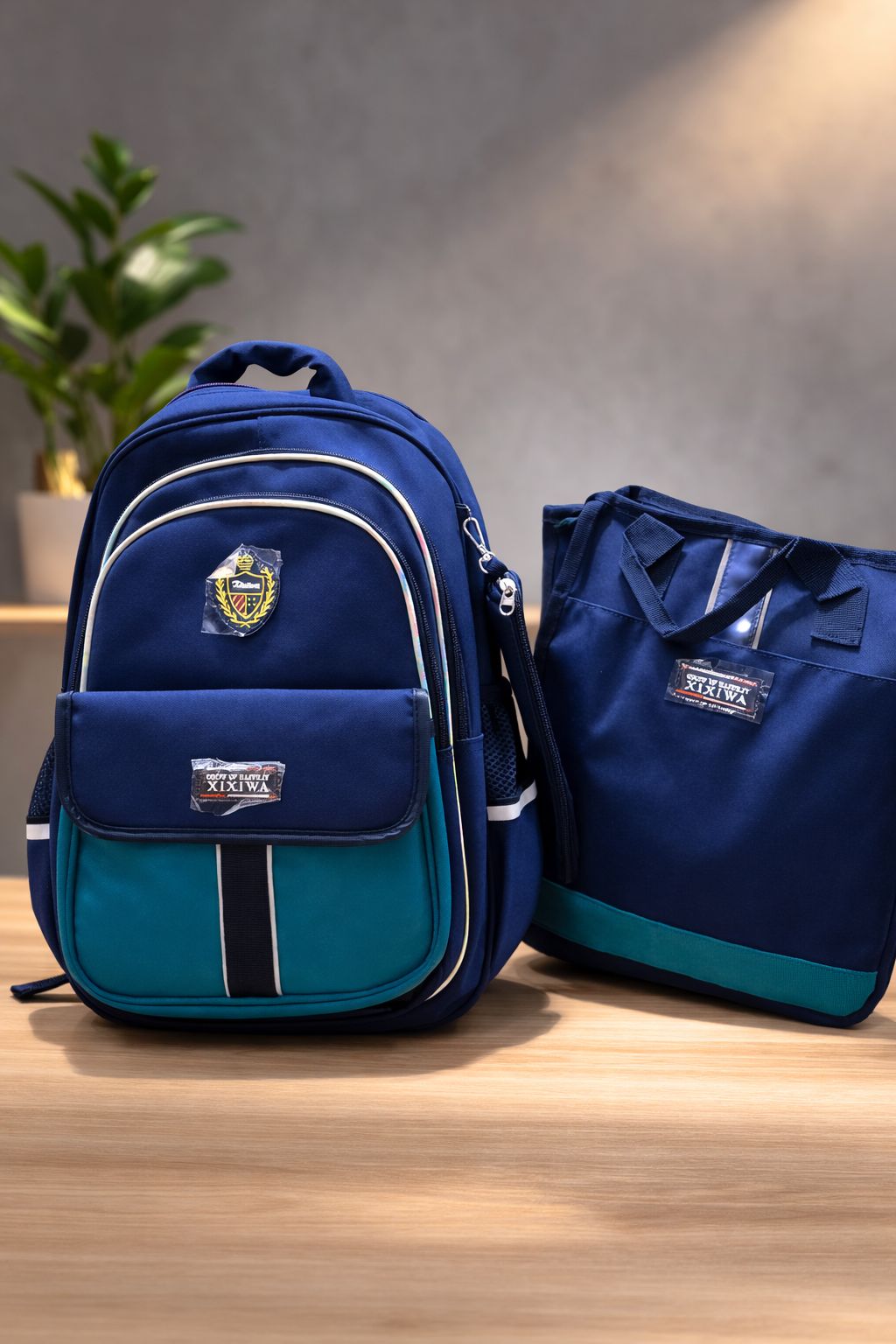 Classic Pro 3-Piece School Bag Set – Backpack with Handbag & Pencil Pouch