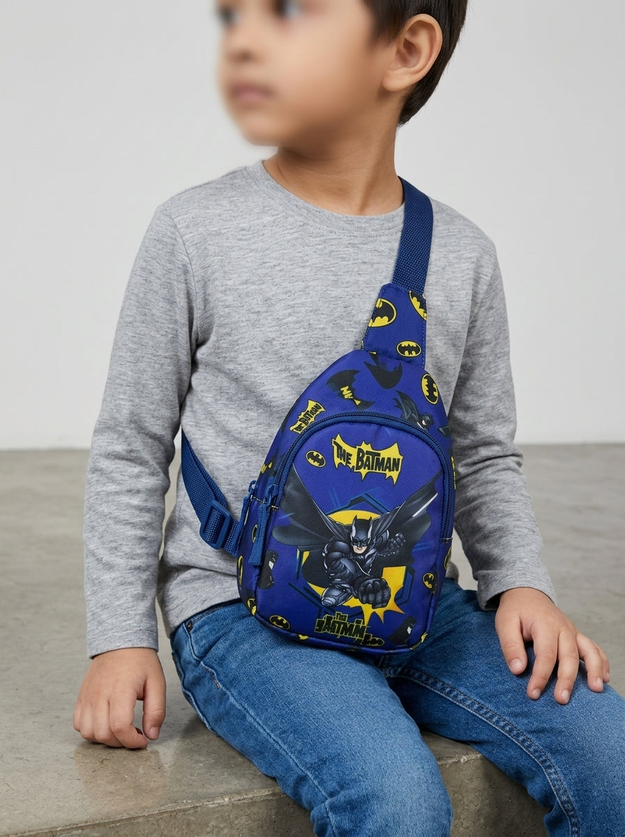 Kids Superhero Sling Bag | Crossbody Chest Bag for Boys (8 Designs)