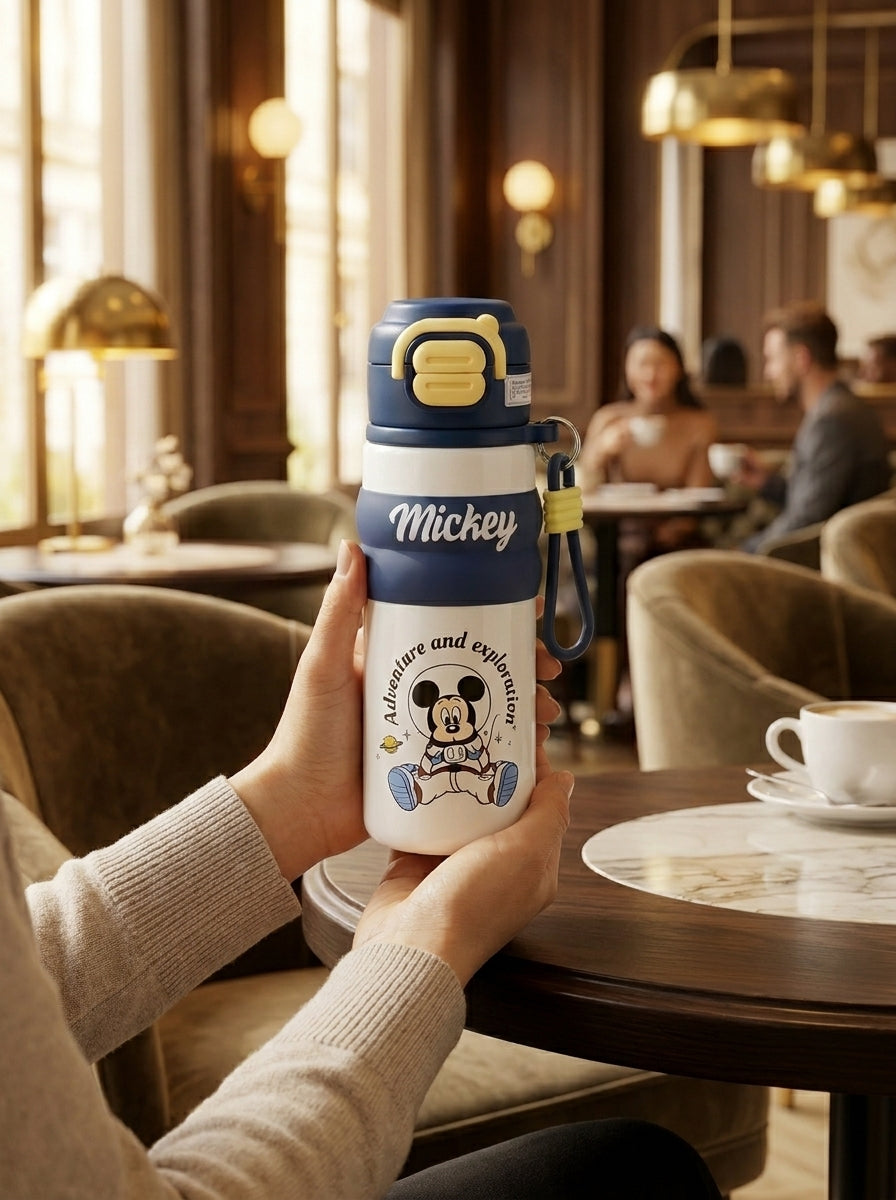 Mickey Mouse Dual-Drink Insulated Steel Bottle | 500 ml