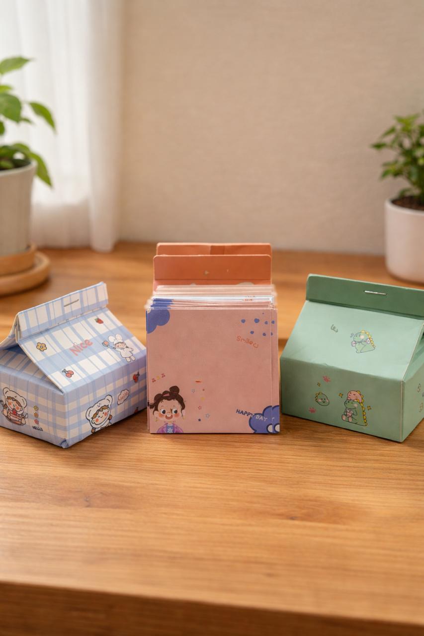 Cute Memo Notes Box – Mini Regular Writing Notes