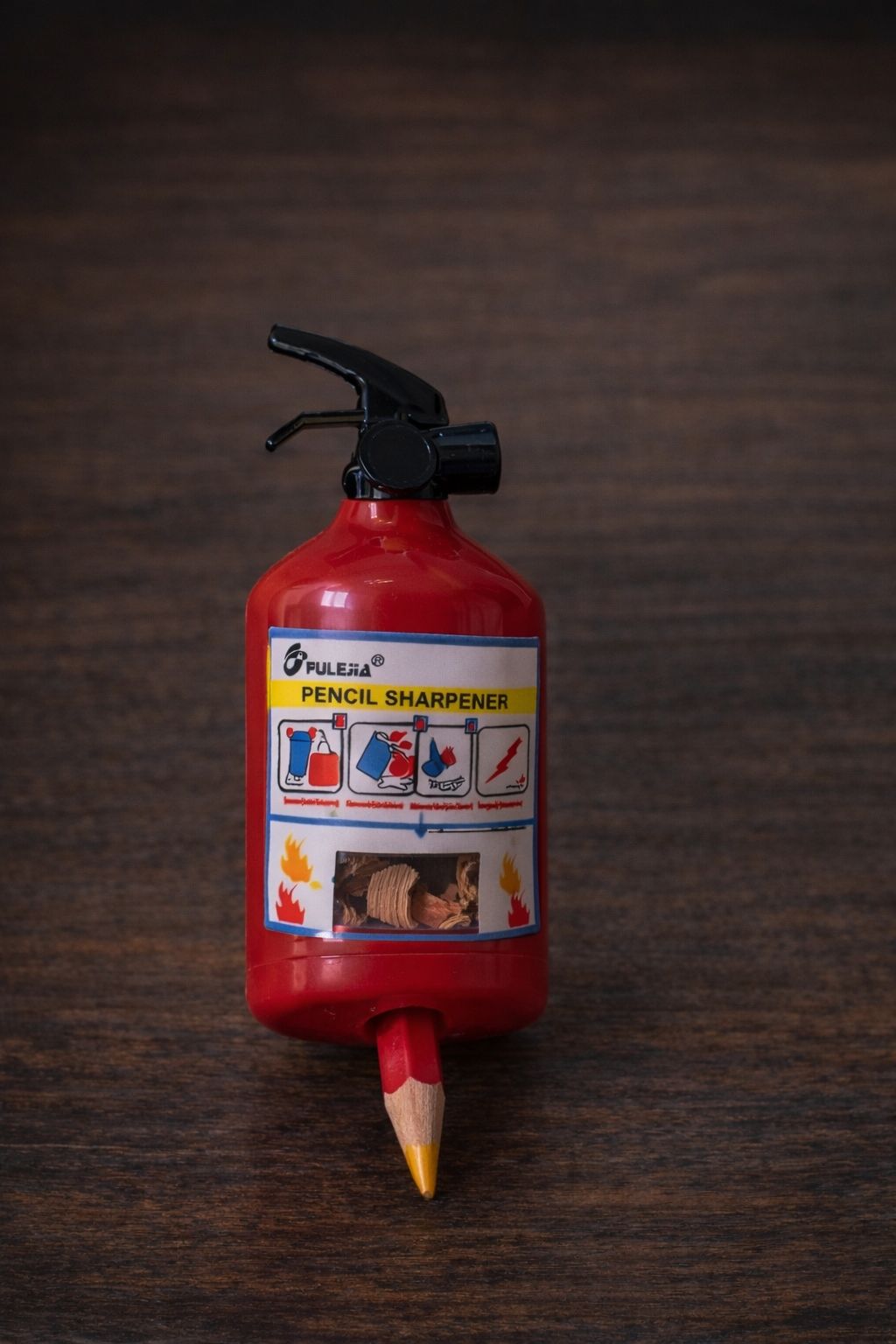 Fire Extinguisher Shape Pencil Sharpener – Fun Novelty School Sharpener
