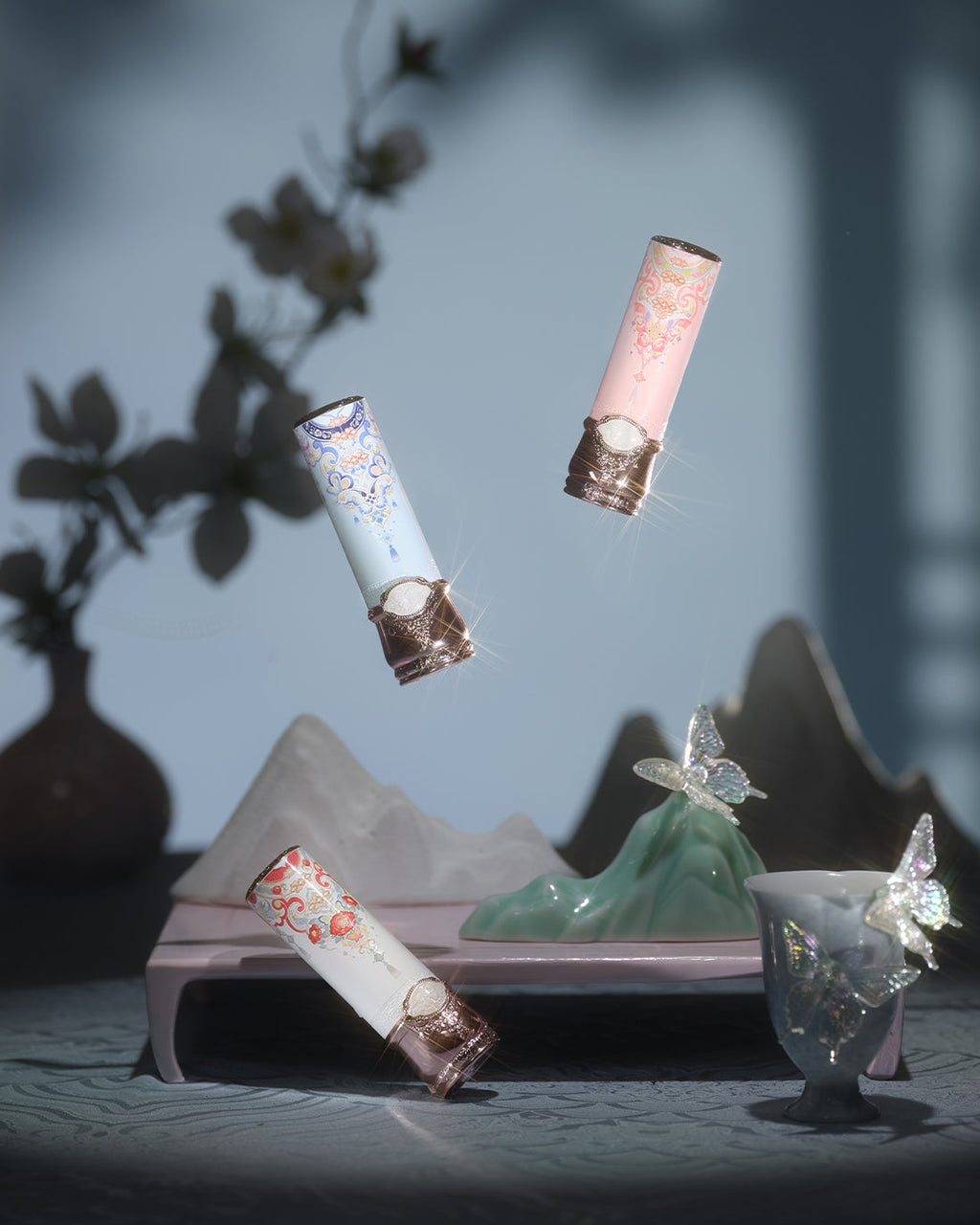 Flower Knows Butterfly Cloud Collar Glossy Lipstick | Camellia | Vintage Beauty Collection ✨