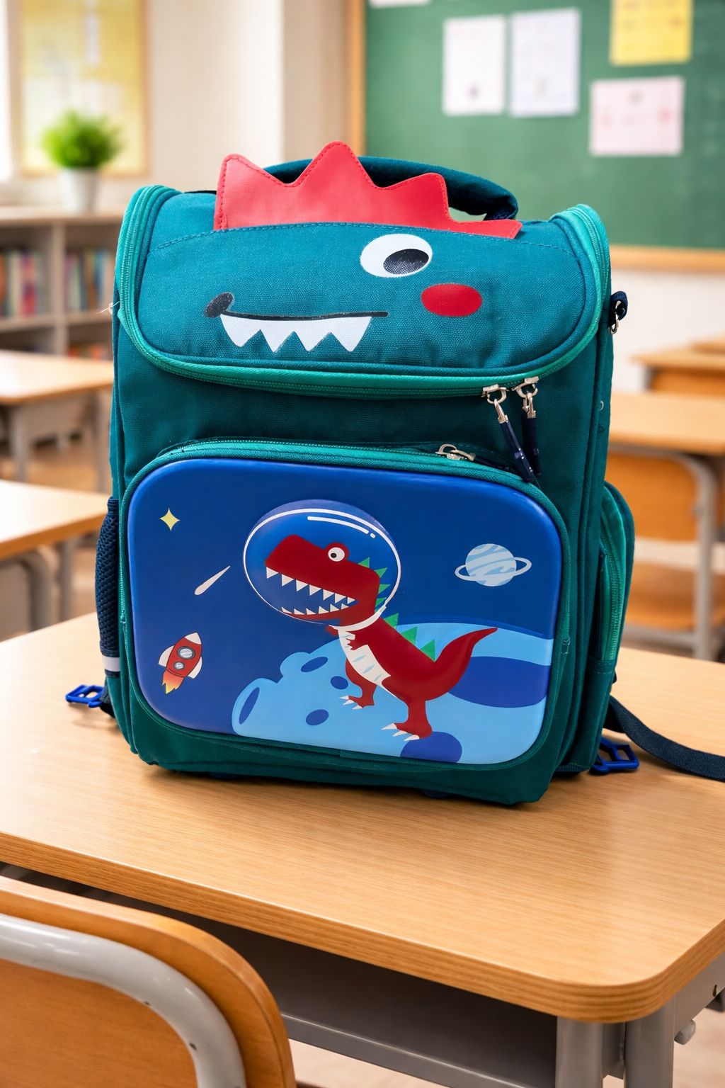 Junior 3D Character School Backpack – Hard Front Panel Kids Bag (2 Variants)