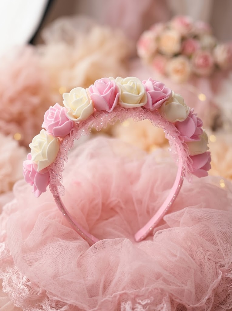 The Blossom Edit Floral Headband Collection | Premium Floral Hairband | Blush Garden