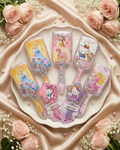 Kids Glitter Hair Brush – Disney Princess | Hello Kitty | Barbie