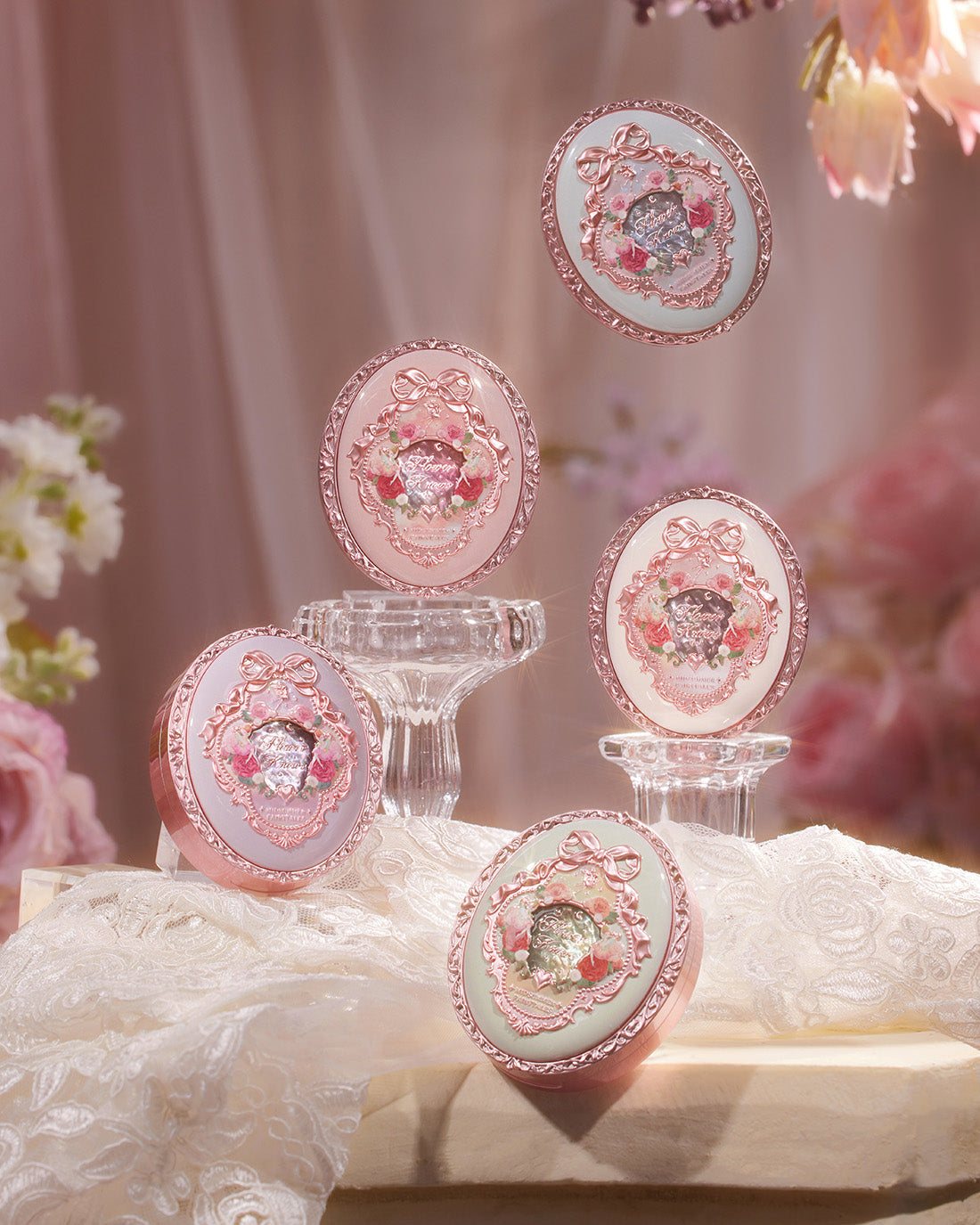 Flower Knows Midsummer Fairytales Velvet Embossed Blush - Vintage Beauty Collection ✨