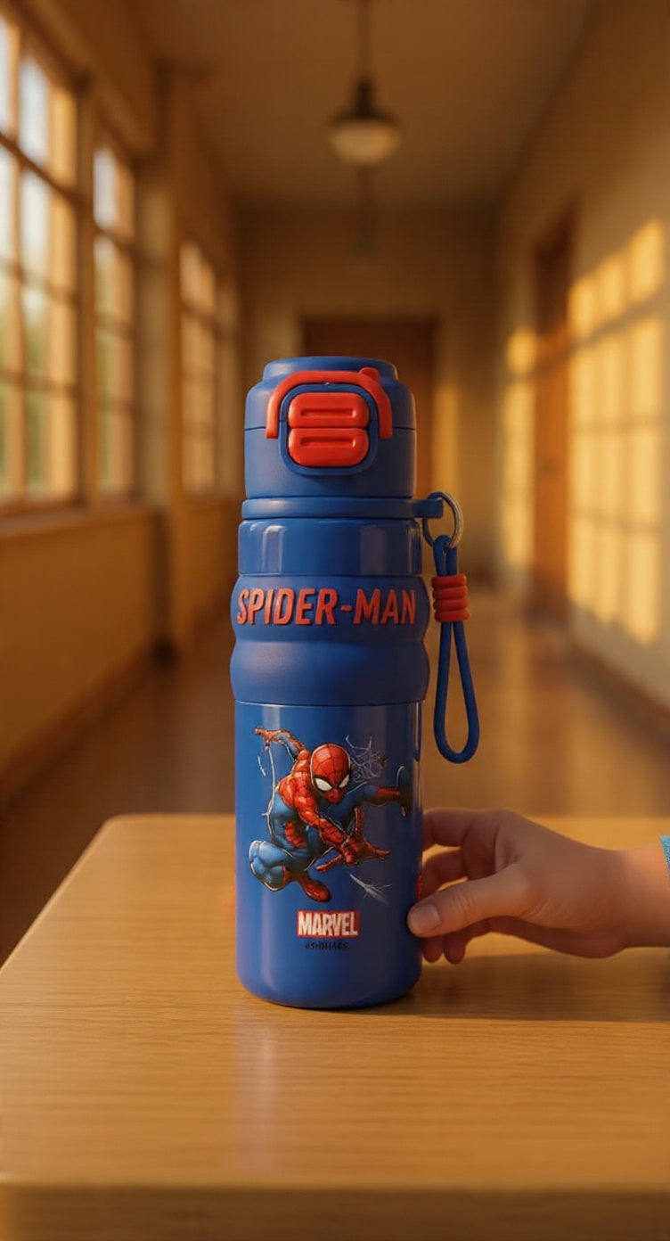 Marvel Avengers Dual-Drink Insulated Steel Bottle | Spiderman 🕷️ | 500 ml