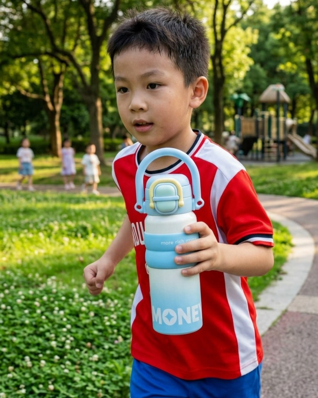Kids Steel Insulated Water Bottle – Leakproof & Temperature Retaining (4 Colors)
