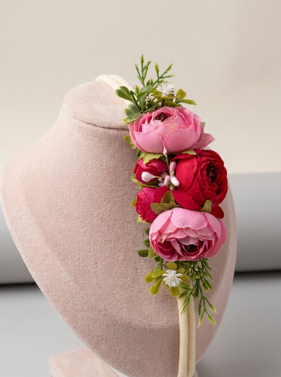 The Flower Bloom Elastic Headband Collection | Premium Floral Baby Hairband (11 Variants)