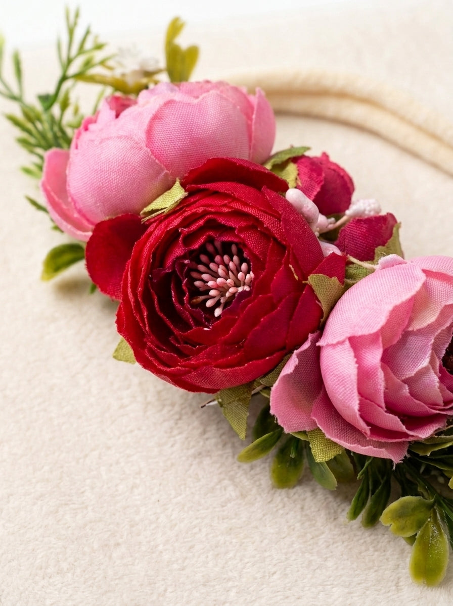 The Flower Bloom Elastic Headband Collection | Premium Floral Baby Hairband (11 Variants)
