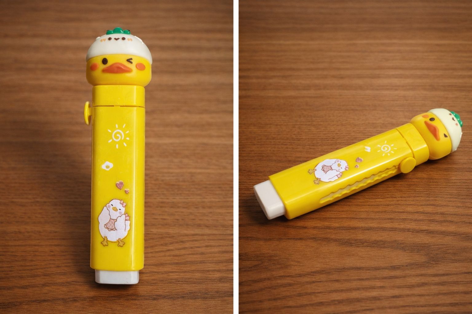 Cute Cartoon Push Mechanical Eraser for Kids – Character Eraser (Assorted Designs)