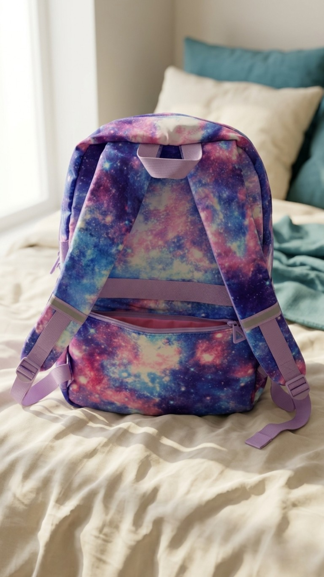 Milky Way Galaxy School Backpack Set – Backpack + Insulated Lunch Bag + Pencil Pouch