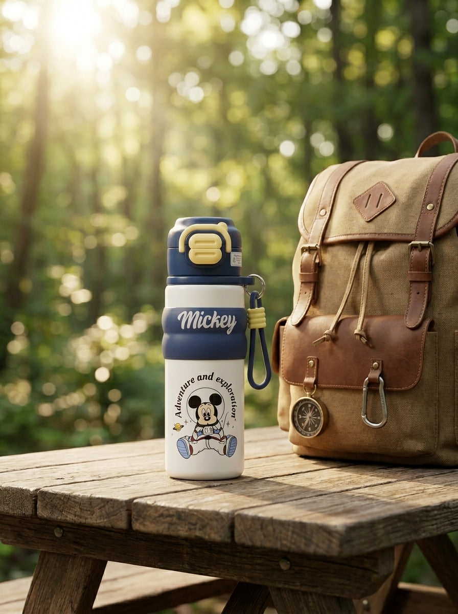 Mickey Mouse Dual-Drink Insulated Steel Bottle | 500 ml