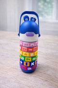 The Da Vinci Learning Bottle – Insulated Steel Sipper for Kids | Learn While You Drink