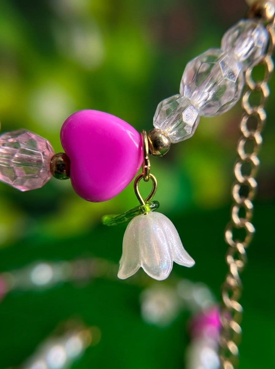 Sweet Blossom Necklace Set | Necklace, Bracelet & Earrings Floral Jewelry Set