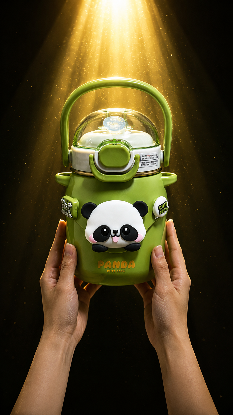 Panda Insulated Kids Sipper Bottle (Steel) | 500 ml – 3 Colors
