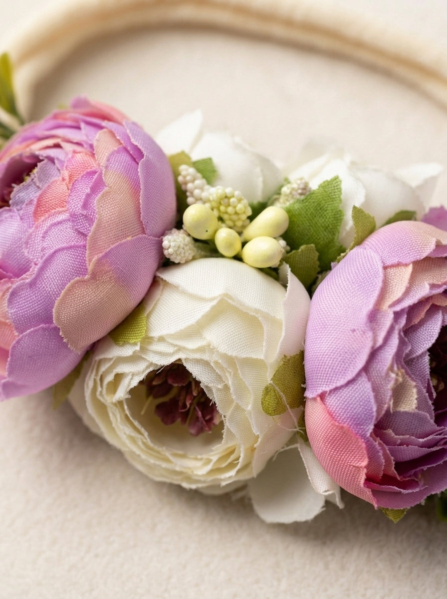 The Flower Bloom Elastic Headband Collection | Premium Floral Baby Hairband (11 Variants)