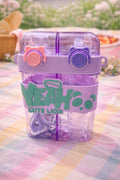 Dual Sipper Kids Water Bottle with Straw & Spout – YEAH Cute Lion (4 Color Variants)