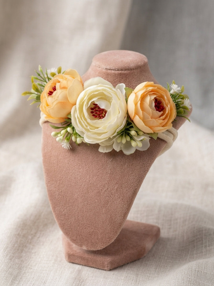 The Flower Bloom Elastic Headband Collection | Premium Floral Baby Hairband (11 Variants)