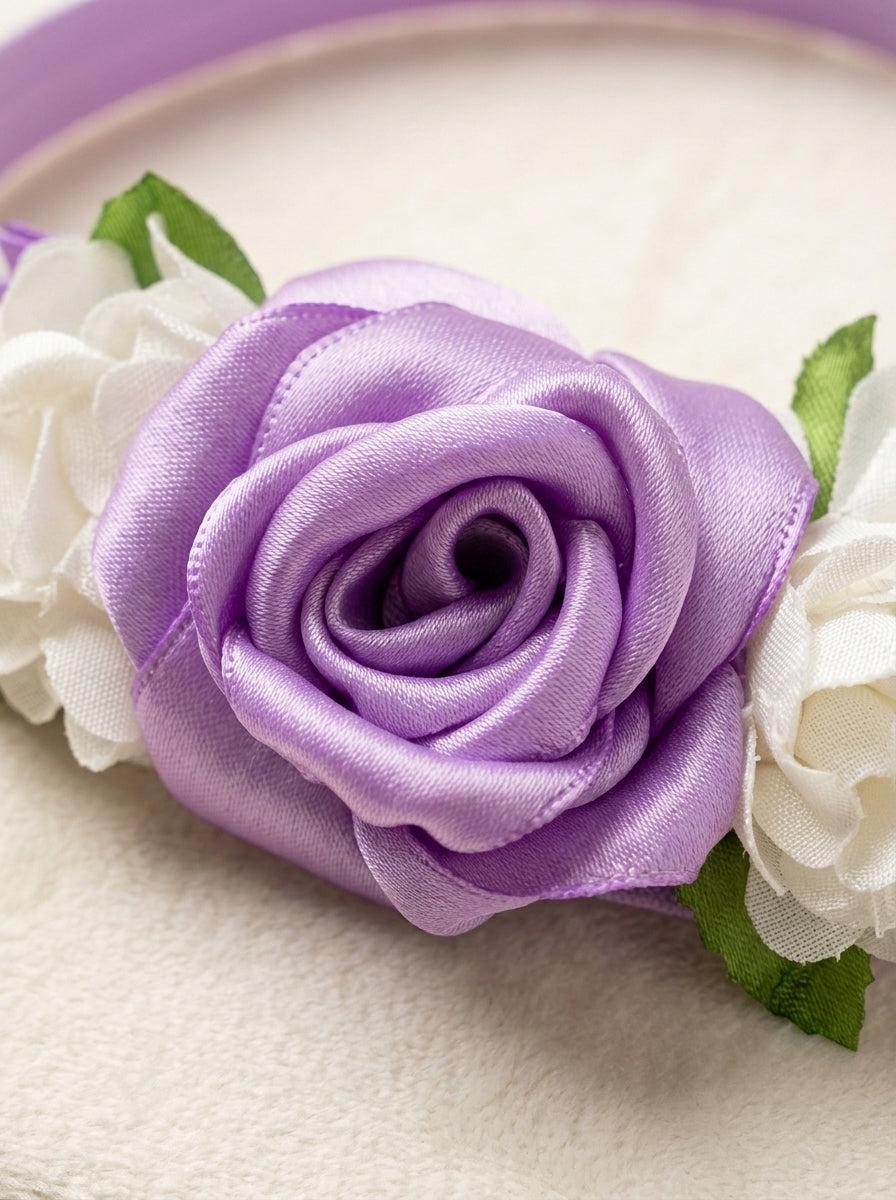 The Flower Bloom Elastic Headband Collection | Premium Floral Baby Hairband (11 Variants)